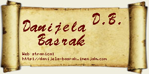Danijela Basrak vizit kartica